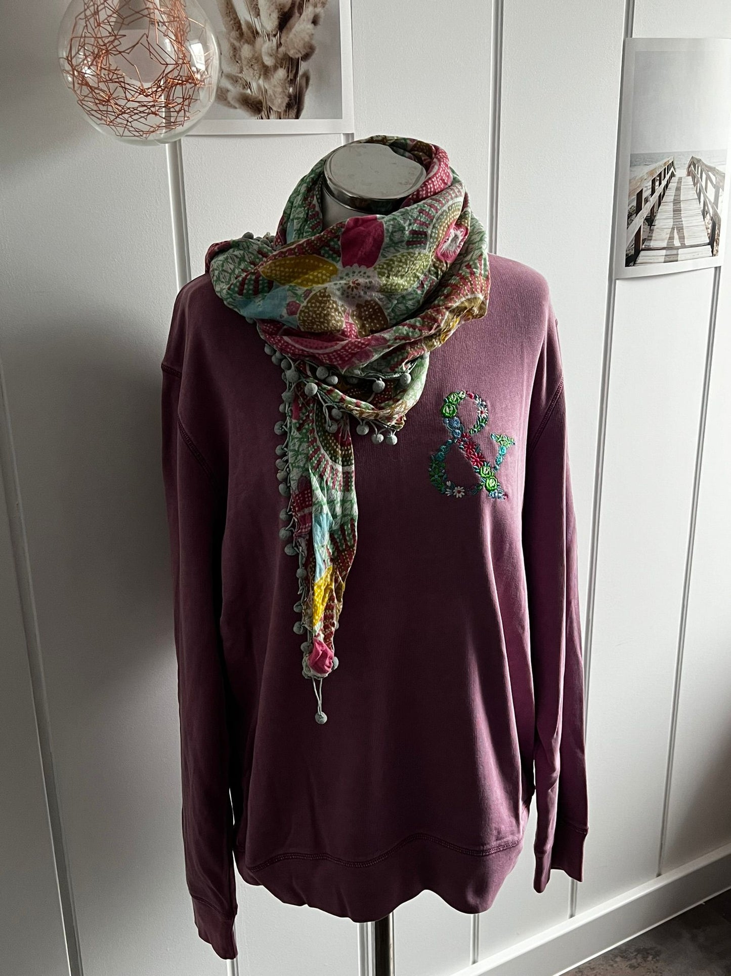 Sweatshirt mit Flower & Stick