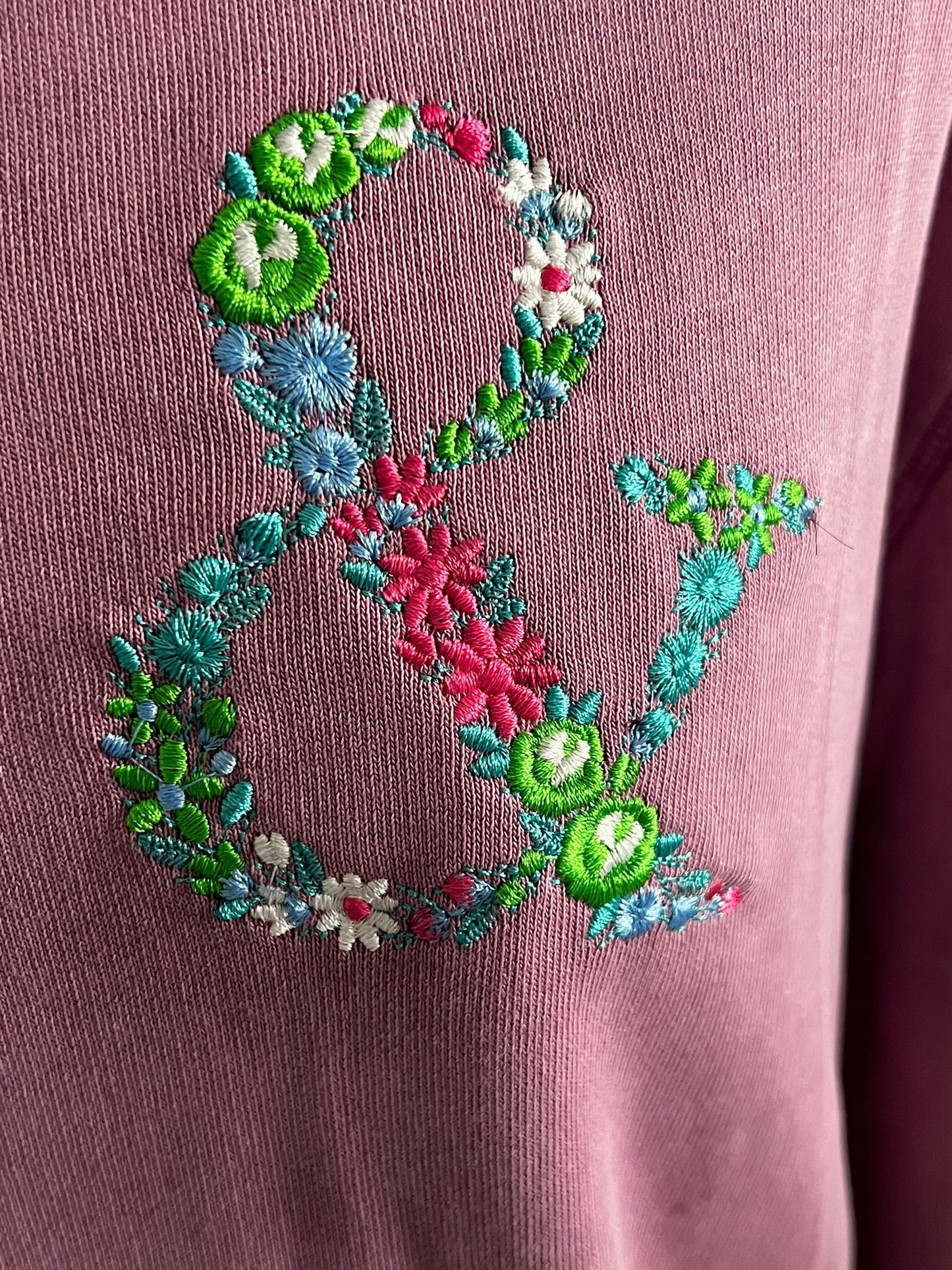 Sweatshirt mit Flower & Stick